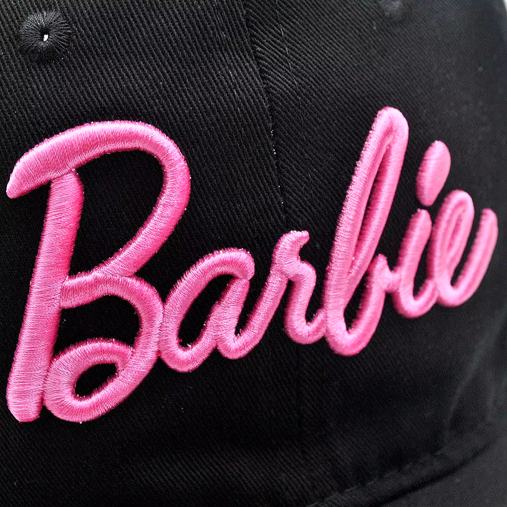 New Kawaii Barbie Letters Embroidered Baseball Cap Anime Cartoon Fashion Summer Adjustable Sun Caps Outdoor Casual Peaked Hat